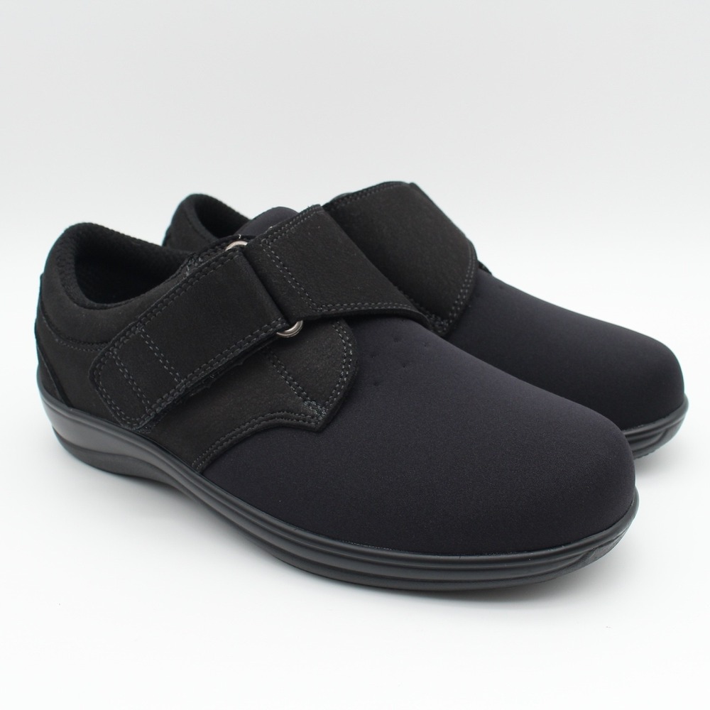 Orthofeet Wichita Orthotic Shoes Womens Size 7D Wide Width Black